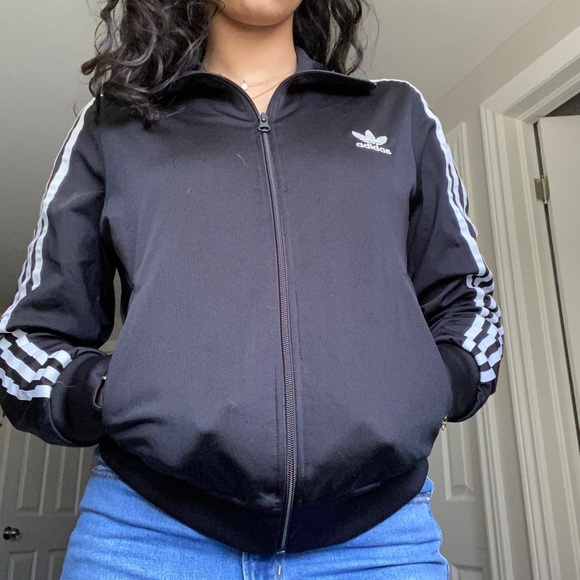 Original Adidas Superstar zip-up, black, size L youth, excellent condition - Picture 1 of 5